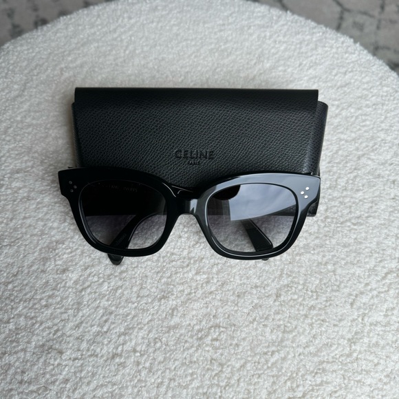 Celine 54mm Square Cat Eye Sunglasses - Picture 1 of 9